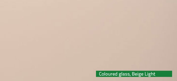 Coloured glass Beige Light