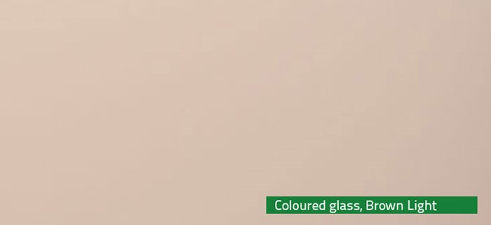 Coloured glass Brown Light