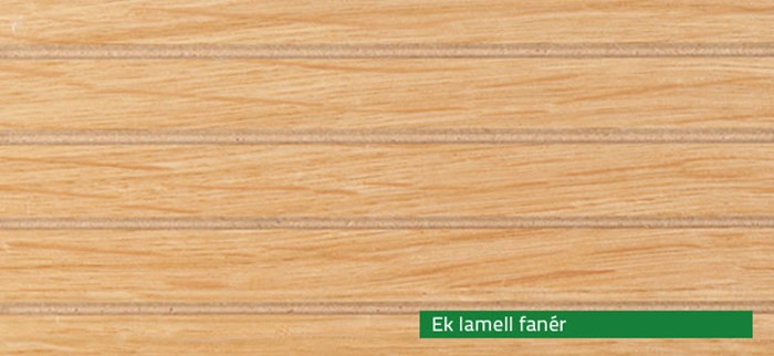 Ek-lamell-fanér