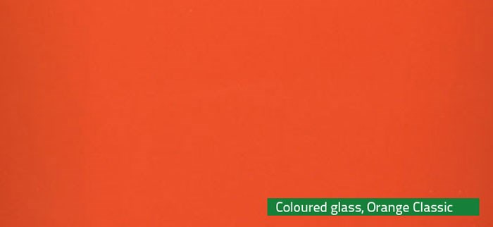 Coloured glass Orange Classic