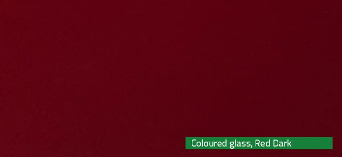 Coloured glass Red Dark